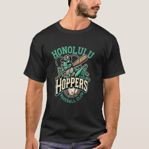 Honolulu Hoppers Retro Minor League Baseball Team T-Shirt