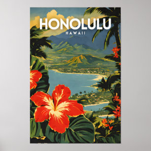Honolulu Nostalgic Poster