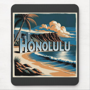 Honolulu O’aho Hawaii Mouse Pad