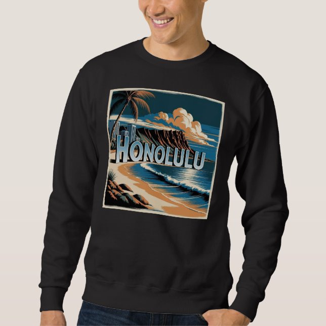 Honolulu O’aho Hawaii Sweatshirt (Front)