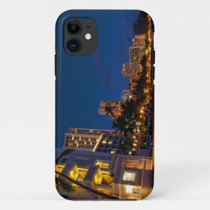 Honolulu, Oahu, Hawaii. Night exposure of iPhone 11 Case