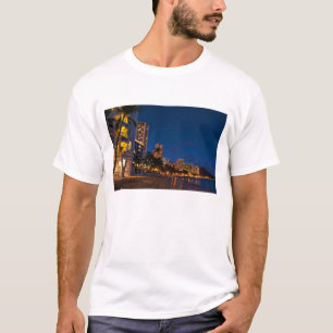 Honolulu, Oahu, Hawaii. Night exposure of T-Shirt