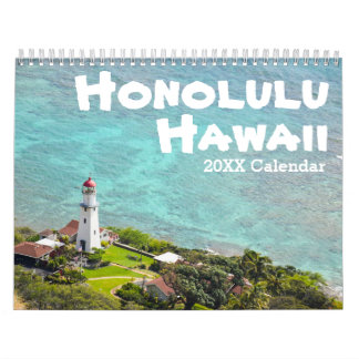 Honolulu, Oahu, Hawaii Photography Seaside Calendar