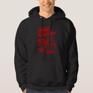 Honor and Courage Firefighter Fire Dept Fire Truck Hoodie