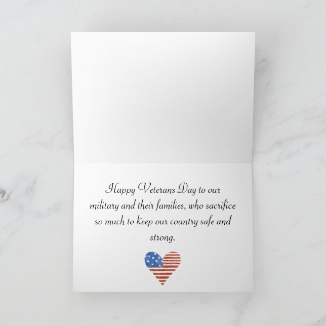 Honor and remember card (Inside)