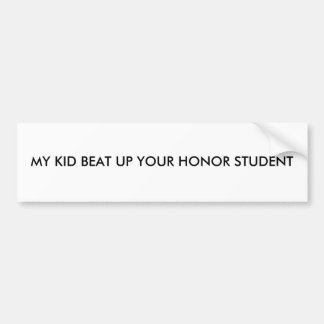 HONOR STUDENT BUMPER STICKER