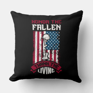 Honor The Fallen, Thank The Living Cushion