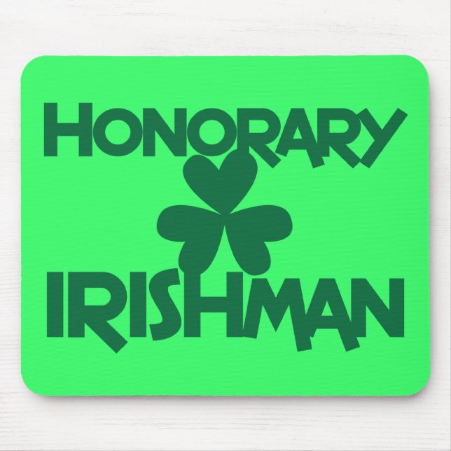 HONORARY IRISHMAN MOUSE PAD (Front)