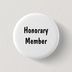 Honorary Member 3 Cm Round Badge