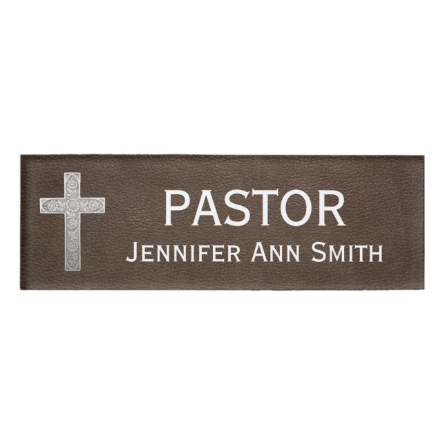 Honorary Religious Title PASTOR Name Tag (Front)