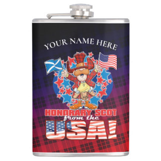 Honorary Scot from the USA! Hip Flask