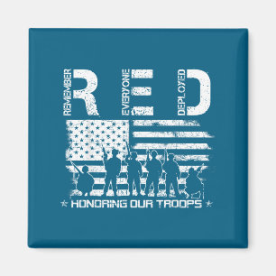 Honoring our troops red friday remember everyone d magnet