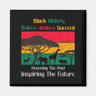 Honoring Past Inspiring Future Black History Month Magnet