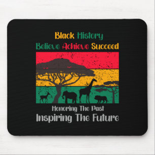 Honoring Past Inspiring Future Black History Month Mouse Pad