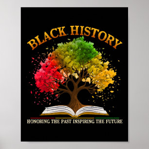 Honoring Past Inspiring Future Black History Month Poster