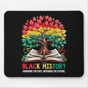 Honoring Past Inspiring Future Tree Book Black His Mouse Pad