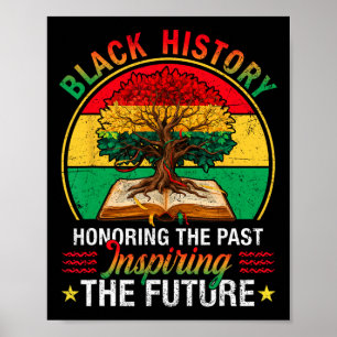 Honoring Past Inspiring Future Tree Book Men Women Poster