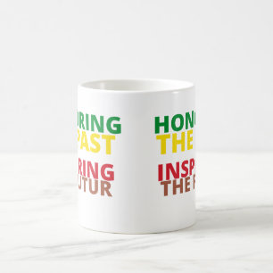 Honoring the past inspiring the futur Minimal Coffee Mug