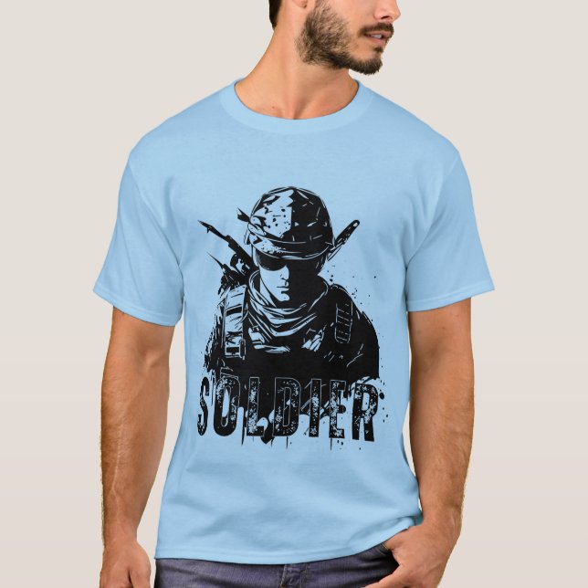 Honour. Courage. Commitment.", "Defending Freedom" T-Shirt (Front)