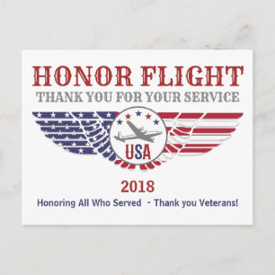 Honour Flight Thank You For Your Service Cards