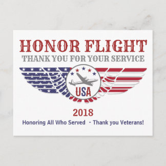 Honour Flight Thank You For Your Service Cards