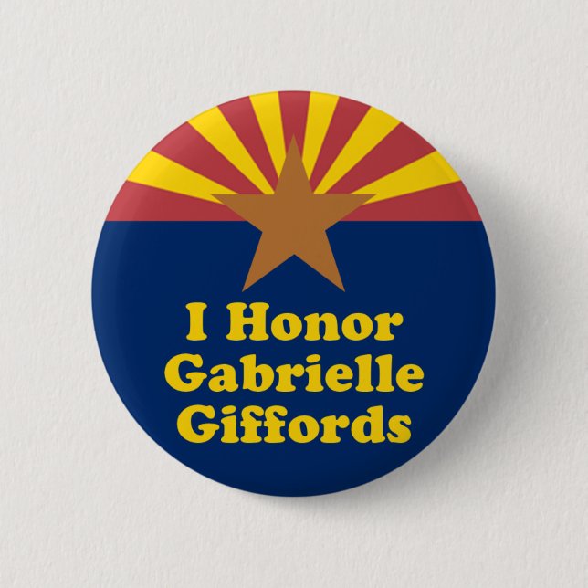 Honour Gabrielle Giffords Button (Front)