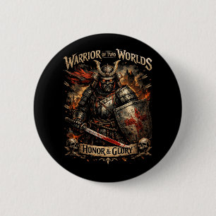 Honour & Glory 6 Cm Round Badge