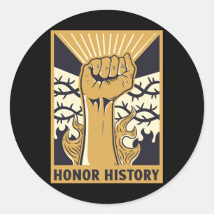 Honour History Celebrate Juneteenth Sticker