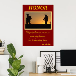 Honour Lives Within Military’s Noble Courage Poster