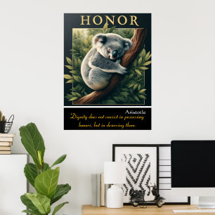 Honour Resides in Koala’s Tranquillity Poster