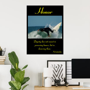 Honour Rides Waves of Athletic Mastery Poster