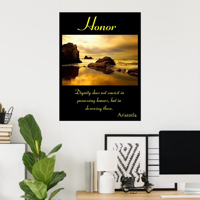 Honour Stirs Amid Seascape’s Timeless Rhythm Poster (Home Office)