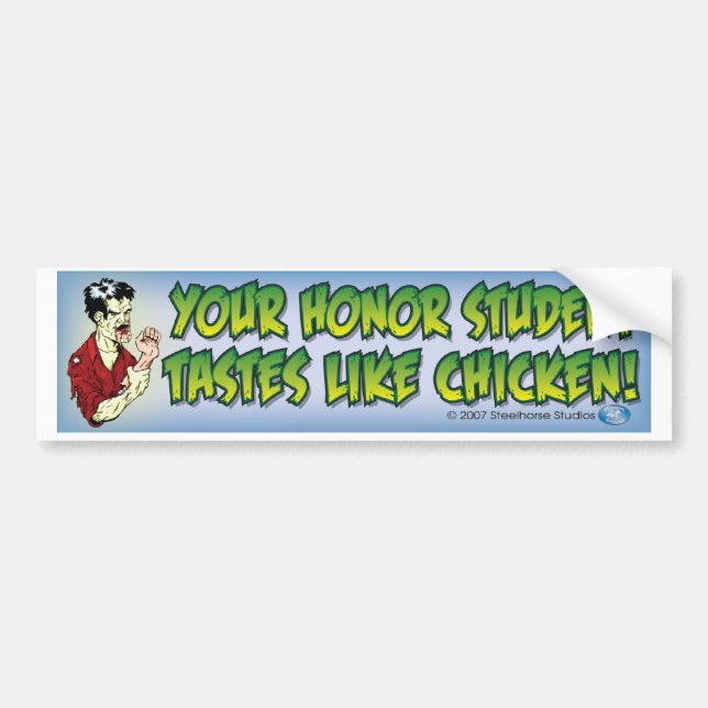 Honour Student Bumper Sticker (Front)