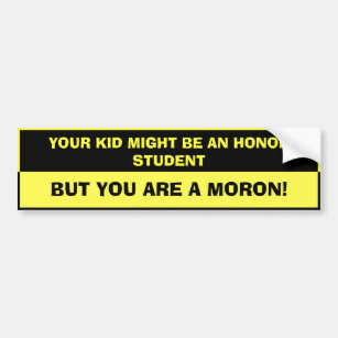 Honour Student Bumper Sticker