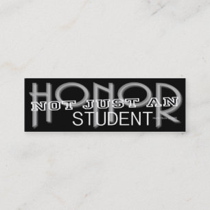 Honour Student - Social Media Personal Card