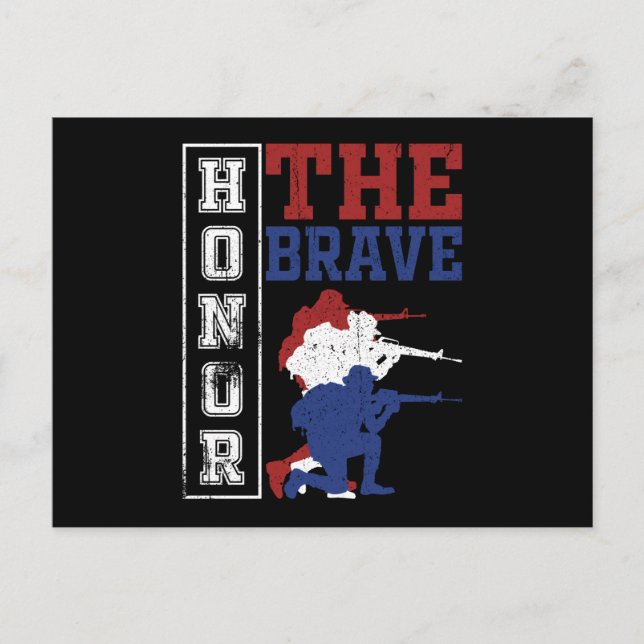 Honour the Brave Postcard (Front)