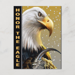 Honour The Eagle Claw gifts and apparel Postcard