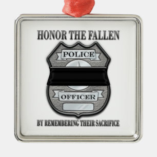 Honour The Fallen2 Metal Tree Decoration
