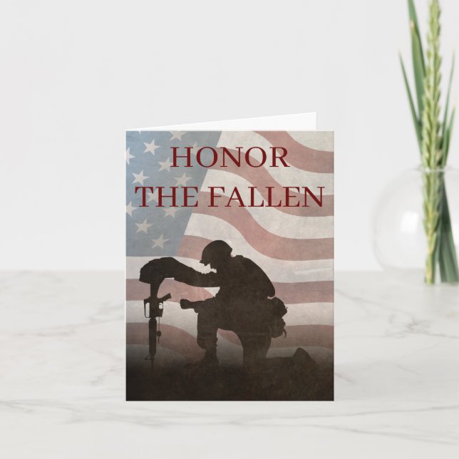 Honour The Fallen Card (Front)