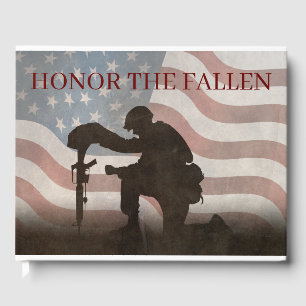Honour The Fallen Guest Book