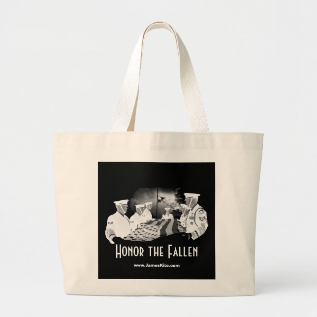 Honour the Fallen Large Tote Bag (Front)