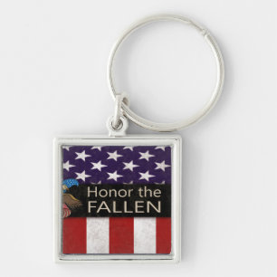 Honour the Fallen Military Key Ring