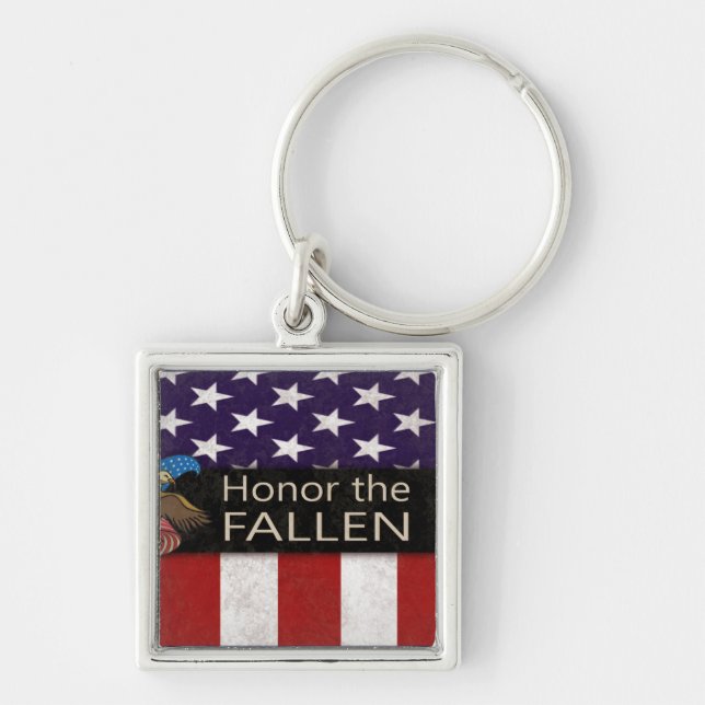 Honour the Fallen Military Key Ring (Front)