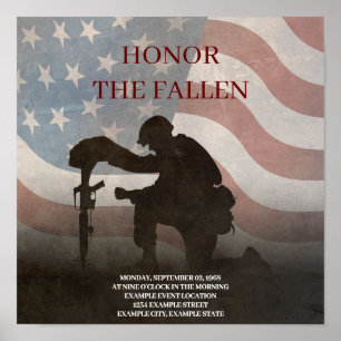 Honour The Fallen Poster