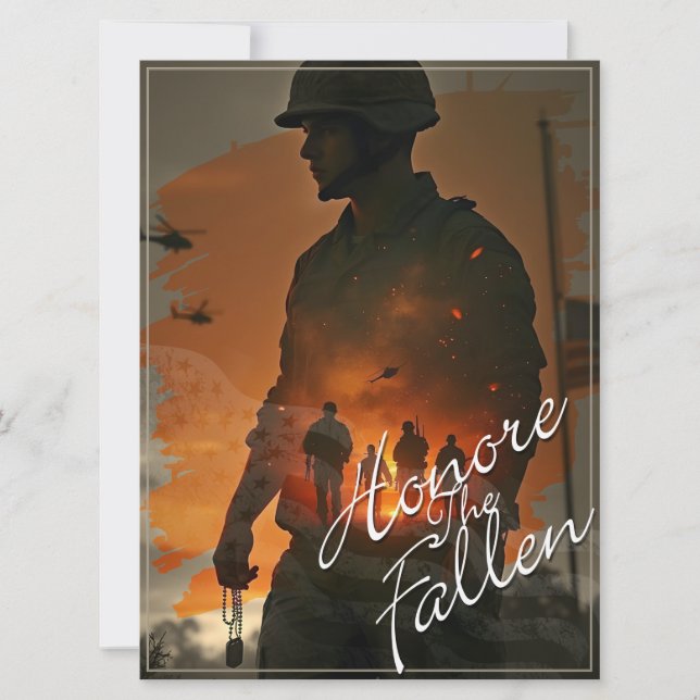 Honour the Fallen – Remember Their Sacrifice (Front)