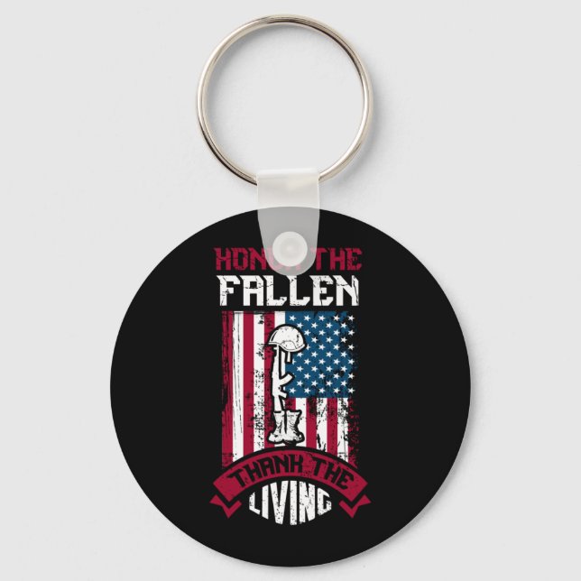 Honour The Fallen, Thank The Living Key Ring (Front)