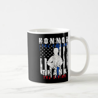 Honour The Fallen Thank The Living Us Flag Coffee Mug