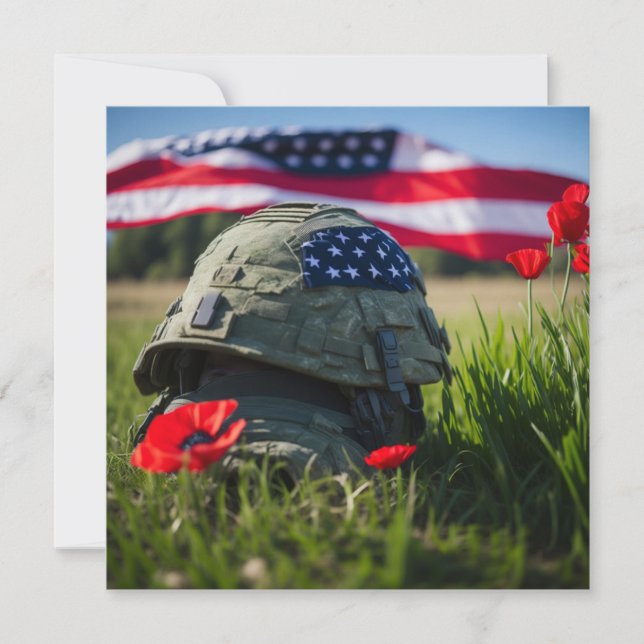 Honour those that gave all  invitation (Front)