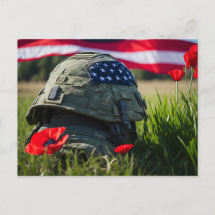 Honour those that gave all postcard