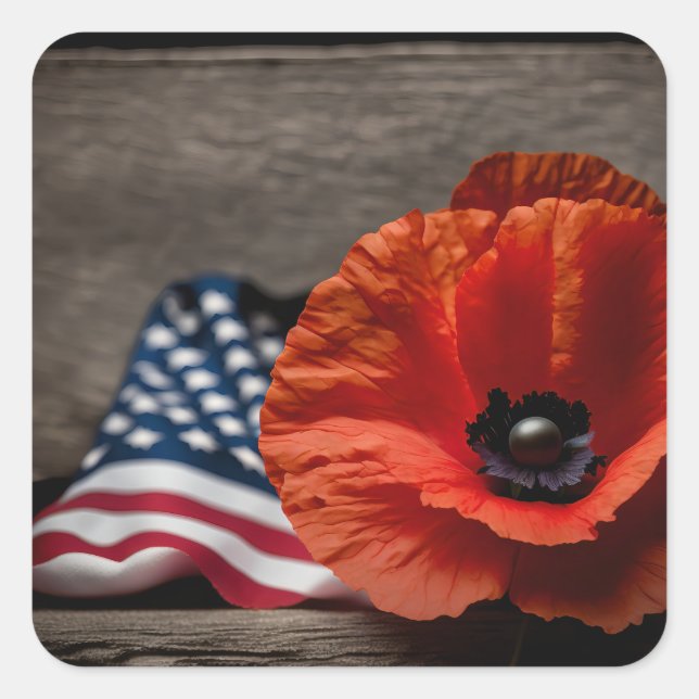 Honour those that gave all  square sticker (Front)
